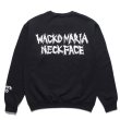 画像1: WACKO MARIA/NECKFACE / SWEAT SHIRT（BLACK）［クルーネックスウェット-22秋冬］ (1)