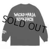 画像: WACKO MARIA/NECKFACE / CREW NECK LONG SLEEVE T-SHIRT（BLACK）［プリント長袖T-22秋冬］