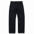 画像1: RATS/BLACK DENIM PANTS STRAIGHT SILHOUETTE（BLACK）［ブラックデニムパンツ"ストレート"-22秋冬］ (1)