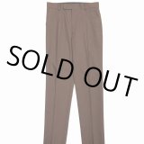 画像: WACKO MARIA/T/C PLEATED TROUSERS（TYPE-2）（D-BROWN）［T/Cワンタックスラックス(TYPE-2)-22秋冬］