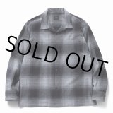 画像: RATS/COTTON OMBRE CHECK SHIRT（GRAY）［オンブレチェックシャツ-22秋冬］