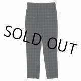 画像: DAIRIKU/Biker Check Deck Detail Slacks（Navy&Grey） 【50%OFF】［チェックスラックス-22秋冬］