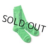 画像: TIGHTBOOTH/LABEL LOGO SOCKS（Green）［ソックス-22秋冬］