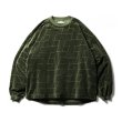 画像1: TIGHTBOOTH/T VELOUR LONG SLEEVE（Olive） 【30%OFF】［ベロアロングスリーブ-22秋冬］ (1)