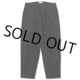 画像: CALEE/Vintage type chino cloth tuck trousers（Black）［チノトラウザース-22秋冬］