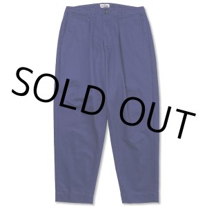 画像: CALEE/Vintage type chino cloth tuck trousers（Navy） 【40%OFF】［チノトラウザース-23春夏］