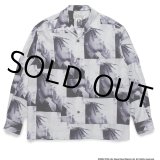 画像: WACKO MARIA/BOB MARLEY / HAWAIIAN SHIRT L/S（GRAY）［ハワイアンシャツ-22秋冬］