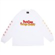 画像1: PORKCHOP/ROUNDED L/S TEE（WHITE）［プリント長袖T-22秋冬］ (1)