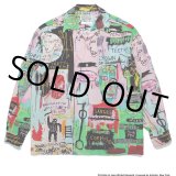 画像: WACKO MARIA/JEAN-MICHEL BASQUIAT / HAWAIIAN SHIRT L/S（ONE）［ハワイアンシャツ-22秋冬］