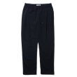 画像1: COOTIE PRODUCTIONS/Inlay Sweat 1 Tuck Easy Pants（Black）［インレイスウェットワンタックイージーパンツ-22秋冬］ (1)