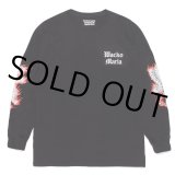 画像: WACKO MARIA/TIM LEHI / LONG SLEEVE T-SHIRT（BLACK）［プリント長袖T-22秋冬］