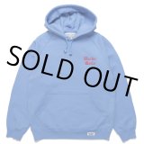 画像: WACKO MARIA/WASHED HEAVY WEIGHT PULL OVER HOODED SWEAT SHIRT（BLUE）［プルオーバーパーカー-22秋冬］