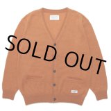 画像: WACKO MARIA/MOHAIR KNIT CARDIGAN（L-BROWN）［モヘアカーディガン-22秋冬］