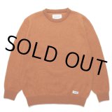 画像: WACKO MARIA/MOHAIR KNIT SWEATER（L-BROWN）［モヘアセーター-22秋冬］