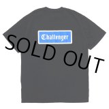 画像: CHALLENGER/LOGO PATCH TEE（BLACK）［ワッペン+プリントポケT-23春夏］