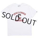 画像: CHALLENGER/COLLEGE TEE（WHITE）［プリントT-23春夏］