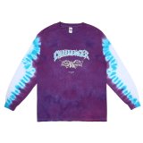 画像: CHALLENGER/L/S TIE DYE MASK TEE（PURPLE TIE DYE）［タイダイ長袖T-23春夏］