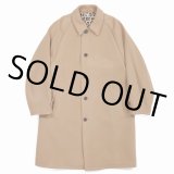 画像: WACKO MARIA/BAL COLLAR COAT（BEIGE）［バルカラーコート-22秋冬］