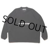 画像: COOTIE PRODUCTIONS/Polyester Velour Football L/S Tee（Black）［ポリエステルベロアフットボール-22秋冬］