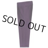 画像: WACKO MARIA/DORMEUIL / PLEATED TROUSERS（TYPE-2）（PURPLE）［ワンタックスラックス(TYPE-2)-22秋冬］