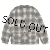 画像: ROUGH AND RUGGED/KURT ／ SOLID（GRAY CHECK） 【30%OFF】［オンブレチェックカーディガン-22秋冬］