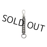 画像: CALEE/Studs leather key ring Type A-（Black）［スタッズレザーキーリング-22秋冬］