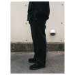 画像3: COOTIE PRODUCTIONS/Twisted Heather Corduroy 1 Tuck Easy Pants（Black）［コーデュロイワンタックイージーパンツ-22秋冬］ (3)