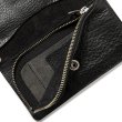 画像5: CALEE/SILVER STAR CONCHO LEATHER LONG WALLET（BLACK）［レザーロングウォレット-24春夏］ (5)