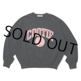 画像: COOTIE PRODUCTIONS/Heavy Oz Sweat Crew（COLLEGE）（Black）［スウェットクルー-23春夏］