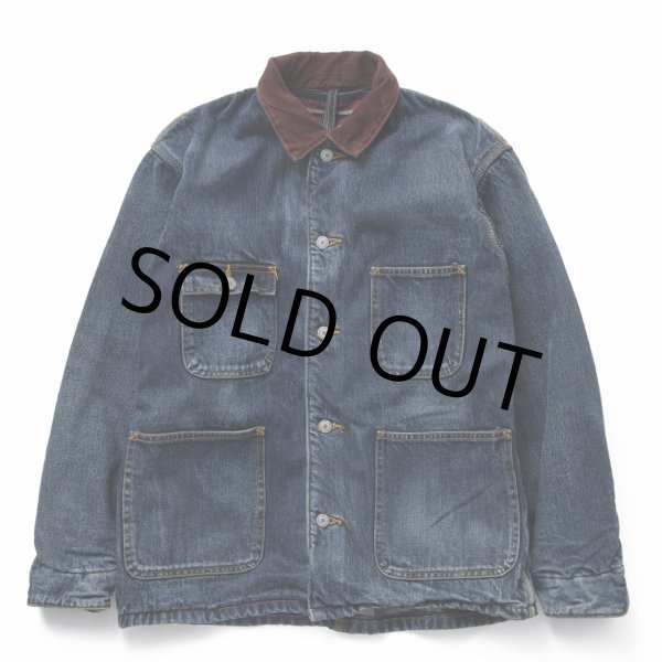 画像1: RATS/BLANKET LINER DENIM COVERALL（INDIGO） 【40%OFF】［ブランケットライナーデニムカバーオール-22秋冬］ (1)