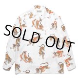 画像: WACKO MARIA/TIM LEHI / HAWAIIAN SHIRT L/S（WHITE）［ハワイアンシャツ-23春夏］