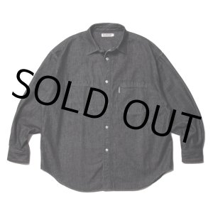 画像: COOTIE PRODUCTIONS/Denim Work Shirt（Black One Wash）［ワンウォッシュデニムワークシャツ-23春夏］