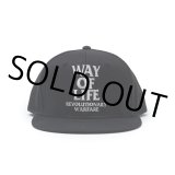 画像: RATS/EMBROIDERY CAP "WAY OF LIFE"（BLACK）［"WAY OF LIFE"キャップ-23春夏］