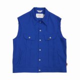 画像: DAIRIKU/Polyester Vest（Royal Blue） 【50%OFF】［ポリエステルベスト-23春夏］