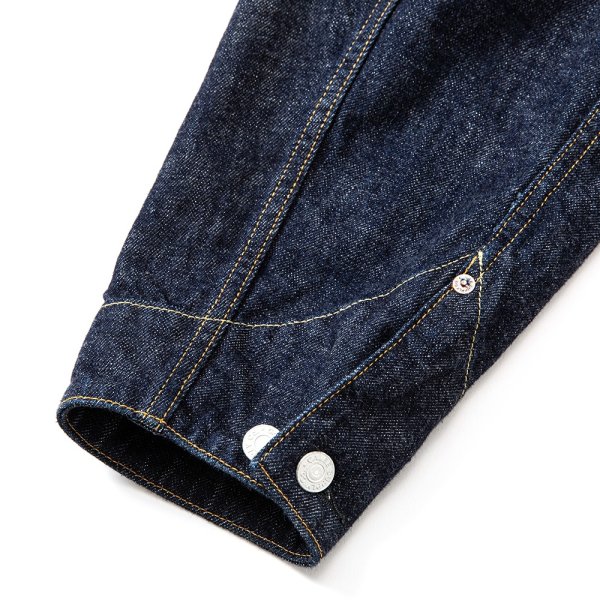 CALEE/Vintage type denim coverall（Ow Indigo Blue）［デニム