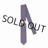 画像: DAIRIKU/"Benjamin" Silk Tie with Money Clip（Navy&Burgundy） 【40%OFF】［シルクタイwithマネークリップ-23春夏］