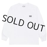 画像: WACKO MARIA/LONG SLEEVE T-SHIRT（WHITE）［刺繍長袖T-23春夏］