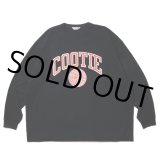 画像: COOTIE PRODUCTIONS/Print Oversized L/S Tee（COLLEGE）（Black）［オーバーサイズ長袖T-23春夏］