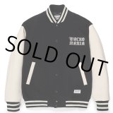 画像: WACKO MARIA/LEATHER VARSITY JACKET（BLACK）［袖レザースタジャン-23春夏］