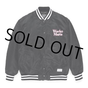 画像: WACKO MARIA/NYLON VARSITY JACKET（BLACK）［ナイロンヴァーシティJKT-23春夏］