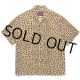 画像: WACKO MARIA/GRAMICCI / LEOPARD OPEN COLLAR SHIRT（BEIGE）［レオパードオープンカラーシャツ-23春夏］