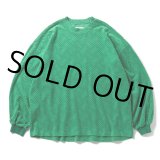 画像: TIGHTBOOTH/CHECKER PLATE L/S TOP（Green）［パイルジャガードカットソー-23春夏］