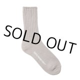 画像: COOTIE PRODUCTIONS/Raza Low Gauge Socks（Gray）［ローゲージソックス-23春夏］