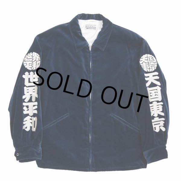 WACKO MARIA/VELVET VIETNAM JACKET（NAVY）［ベルベット