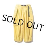 画像: TIGHTBOOTH/RIPSTOP BALLOON CARGO PANTS（Yellow） 【30%OFF】［リップストップバルーンカーゴパンツ-23春夏］