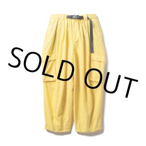 画像: TIGHTBOOTH/RIPSTOP BALLOON CARGO PANTS（Yellow） 【30%OFF】［リップストップバルーンカーゴパンツ-23春夏］