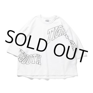 画像: TIGHTBOOTH/ACID LOGO 3/4 SLEEVE T-SHIRT（White） 【40%OFF】［7分袖T-23春夏］