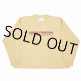 画像: DAIRIKU/"NEW CINEMA" Tee（Mustard Yellow）［刺繍長袖T-23春夏］