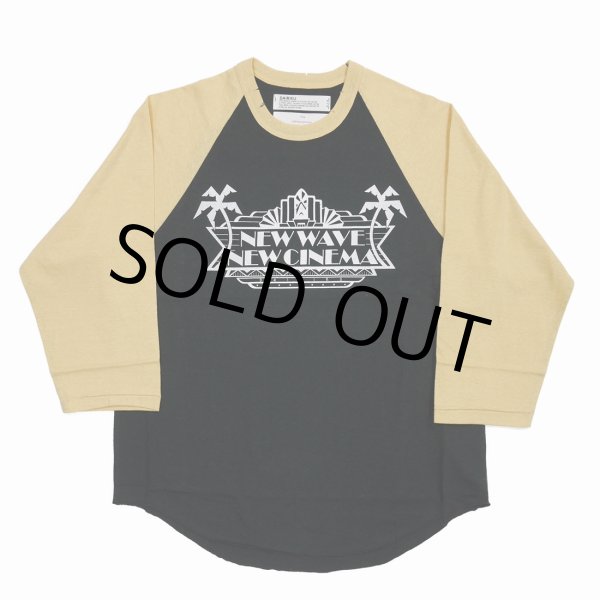 画像1: DAIRIKU/"New" Raglan Tee（Black&Yellow） 【40%OFF】［ラグラン7分袖T-23春夏］ (1)