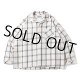 画像: TIGHTBOOTH/PLAID ROLL UP SHIRT（White）［ロールアップシャツ-23春夏］